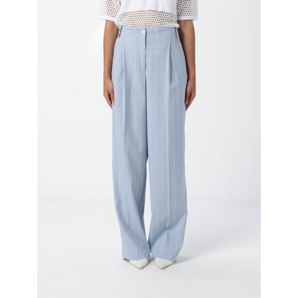 Actitude Twinset Pants Woman Sky Blue